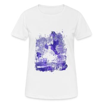 station-service - T-shirt respirant Femme - blanc - Devant - AI Model Female 172 dark (172cm)