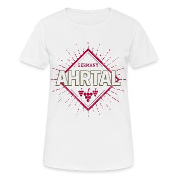 Ahrtal an der Ahr Retro Grapes Vintage Vines - Women's Breathable T-Shirt - white - Front - AI Model Female 172 dark (172cm)