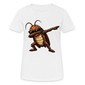 Tamponnage des cafards Conception des cafards - T-shirt respirant Femme - blanc - Devant - AI Model Female 172 dark (172cm)
