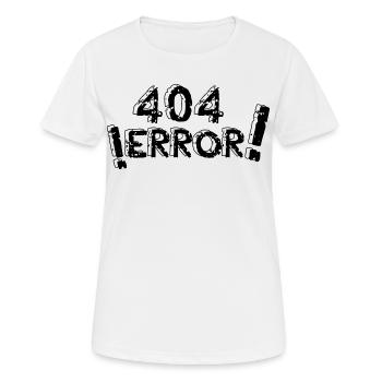 Erreur 404 - T-shirt respirant Femme - blanc - Devant - AI Model Female 172 dark (172cm)