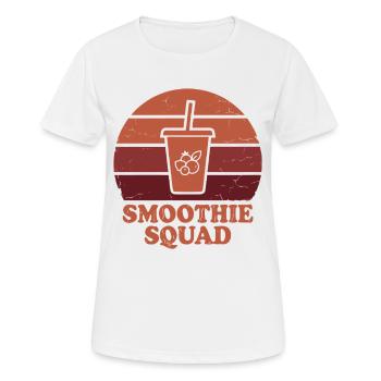 Smoothie Squad - Women's Breathable T-Shirt - white - Front - AI Model Female 172 dark (172cm)