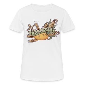 Lughnasadh Lughnasa Lammas erstes Fest - Frauen T-Shirt atmungsaktiv - Weiß - Vorne - AI Model Female 172 dark (172cm)
