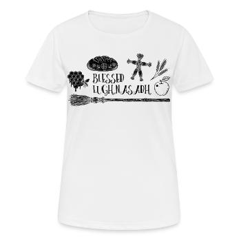 Lughnasadh Lughnasa Lammas Fest - Frauen T-Shirt atmungsaktiv - Weiß - Vorne - AI Model Female 172 dark (172cm)