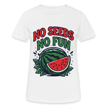 Watermelon | No cores, no fun - Women's Breathable T-Shirt - white - Front - AI Model Female 172 dark (172cm)