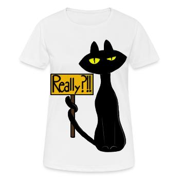 Bad Boogie - Frauen T-Shirt atmungsaktiv - Weiß - Vorne - AI Model Female 172 dark (172cm)