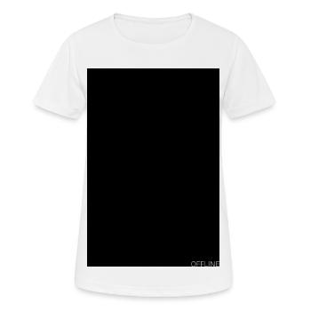 OFFLINE – Disconnect to Reconnect - Frauen T-Shirt atmungsaktiv - Weiß - Vorne - AI Model Female 172 dark (172cm)
