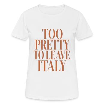 Mignon T-shirt italien pour les vacances d’été - T-shirt respirant Femme - blanc - Devant - AI Model Female 172 dark (172cm)