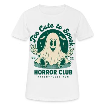 Club d’horreur trop mignon pour effrayer - T-shirt respirant Femme - blanc - Devant - AI Model Female 172 dark (172cm)