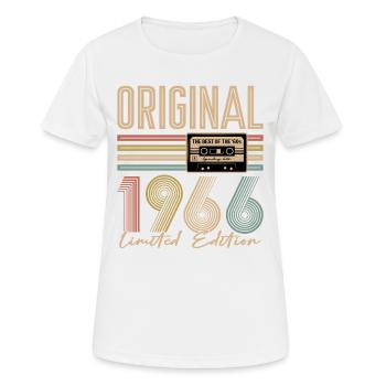 60. Geburtstag, 60 Jahre - Frauen T-Shirt atmungsaktiv - Weiß - Vorne - AI Model Female 172 dark (172cm)