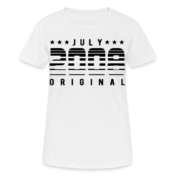 Original Limited Edition July 2008 Birthday - Women's Breathable T-Shirt - white - Front - AI Model Female 172 dark (172cm)