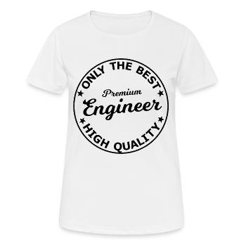 Der perfekte Ingenieur - Frauen T-Shirt atmungsaktiv - Weiß - Vorne - AI Model Female 172 dark (172cm)