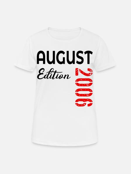 20th August Birthday 2006 - Dame T-shirt svedtransporterende - hvid