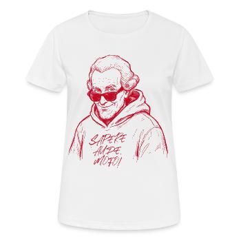 Sapere Aude! Rot. - Frauen T-Shirt atmungsaktiv - Weiß - Vorne - AI Model Female 172 dark (172cm)