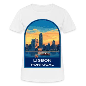 CTY02229 - Frauen T-Shirt atmungsaktiv - Weiß - Vorne - AI Model Female 172 dark (172cm)