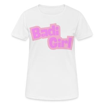 Badi Girl - Frauen T-Shirt atmungsaktiv - Weiß - Vorne - AI Model Female 172 dark (172cm)