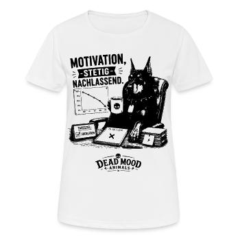 Kollegen mit Galgenhumor & Sarkasmus-Fans - Frauen T-Shirt atmungsaktiv - Weiß - Vorne - AI Model Female 172 dark (172cm)