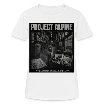 Projet Alpine Wolf Mystery Crime Animal Vintage - T-shirt respirant Femme - blanc - Devant - AI Model Female 172 dark (172cm)