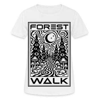 Forest walk - Women's Breathable T-Shirt - white - Front - AI Model Female 172 dark (172cm)