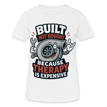 Moteur de tournevis pour voiture fabriqué et non acheté - T-shirt respirant Femme - blanc - Devant - AI Model Female 172 dark (172cm)