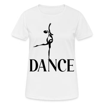 Ballerina Dancing Dance - Women's Breathable T-Shirt - white - Front - AI Model Female 172 dark (172cm)