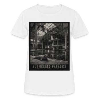 Paradis submergé Lieu perdu Phoques Crime animal - T-shirt respirant Femme - blanc - Devant - AI Model Female 172 dark (172cm)
