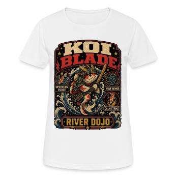 Chemise Koi Blade River Dojo - T-shirt respirant Femme - blanc - Devant - AI Model Female 172 dark (172cm)