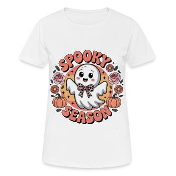 Spooky Season Halloween - Women's Breathable T-Shirt - white - Front - AI Model Female 172 dark (172cm)
