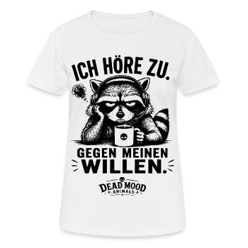 Geschenk für Kollegen Sarkasmus Humor  - Frauen T-Shirt atmungsaktiv - Weiß - Vorne - AI Model Female 172 dark (172cm)