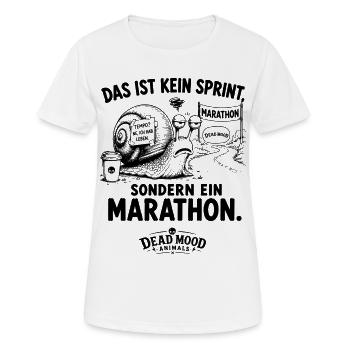 Lustiger Motivationsspruch | Büro Humor | Geschenk - Frauen T-Shirt atmungsaktiv - Weiß - Vorne - AI Model Female 172 dark (172cm)