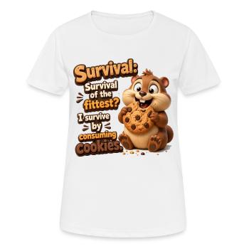 Cookie Hero: Surviving with Cookies - Women's Breathable T-Shirt - white - Front - AI Model Female 172 dark (172cm)