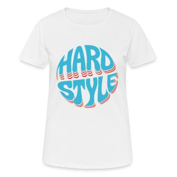 Hard Style Neon Burst - Women's Breathable T-Shirt - white - Front - AI Model Female 172 dark (172cm)