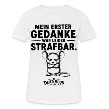 Lustiges Geschenk für Kollegen Schwarzer Humor - Frauen T-Shirt atmungsaktiv - Weiß - Vorne - AI Model Female 172 dark (172cm)