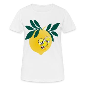 Citron Fatigué - T-shirt respirant Femme - blanc - Devant - AI Model Female 172 dark (172cm)
