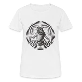 Inner demon ances - Women's Breathable T-Shirt - white - Front - AI Model Female 172 dark (172cm)
