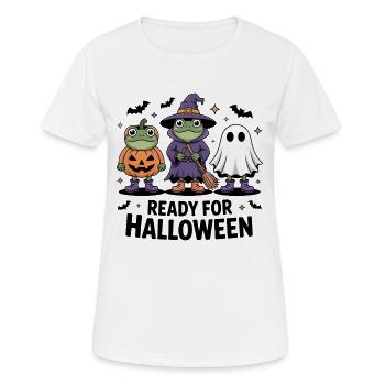 Halloween - Frauen T-Shirt atmungsaktiv - Weiß - Vorne - AI Model Female 172 dark (172cm)