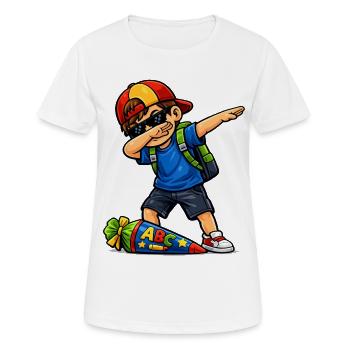 Dab ABC Sagittaire (brune) - T-shirt respirant Femme - blanc - Devant - AI Model Female 172 dark (172cm)