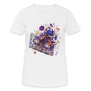 Analog Botanical Cassette - Women's Breathable T-Shirt - white - Front - AI Model Female 172 dark (172cm)