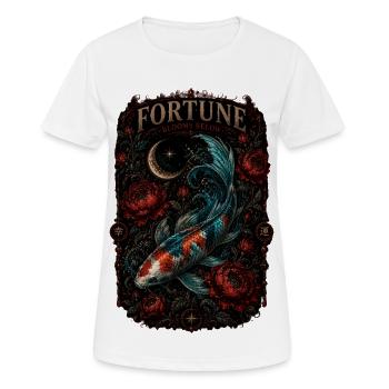 Fortune is not found—it blooms beneath the surface - Women's Breathable T-Shirt - white - Front - AI Model Female 172 dark (172cm)