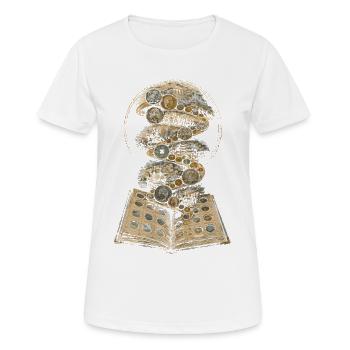 Collectionneur de pièces Numismatique, Collection de pièces - T-shirt respirant Femme - blanc - Devant - AI Model Female 172 dark (172cm)