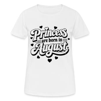 Girl Design Lettering Typografie - Frauen T-Shirt atmungsaktiv - Weiß - Vorne - AI Model Female 172 dark (172cm)