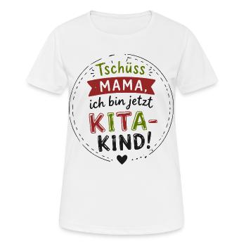 Kita Kind Abschied Motiv - Frauen T-Shirt atmungsaktiv - Weiß - Vorne - AI Model Female 172 dark (172cm)