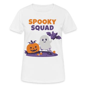 Spooky-Spooky Squad – Süßes Halloween T-Shsquad - Frauen T-Shirt atmungsaktiv - Weiß - Vorne - AI Model Female 172 dark (172cm)
