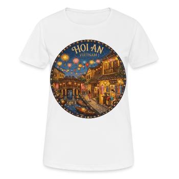 Hoi An Vietnam - Frauen T-Shirt atmungsaktiv - Weiß - Vorne - AI Model Female 172 dark (172cm)
