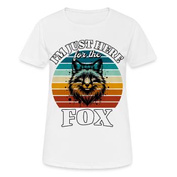 Lustige Rotfuchs Fuchs Sprüche - Frauen T-Shirt atmungsaktiv - Weiß - Vorne - AI Model Female 172 dark (172cm)