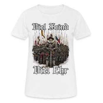 Ritter im Speerwald - Frauen T-Shirt atmungsaktiv - Weiß - Vorne - AI Model Female 172 dark (172cm)
