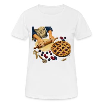Rustic Fruit Pie - Women's Breathable T-Shirt - white - Front - AI Model Female 172 dark (172cm)