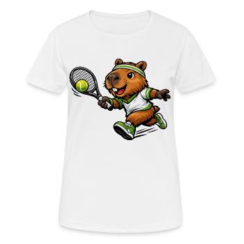 koala, poker, pokerspiel, spielkarten, pokerchips, - Frauen T-Shirt atmungsaktiv - Weiß - Vorne - AI Model Female 172 dark (172cm)