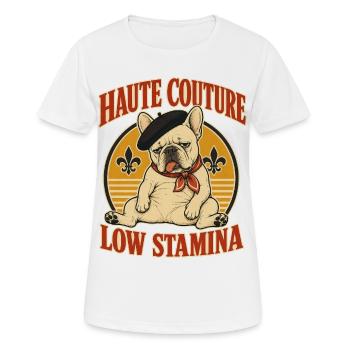 Haute Couture Niedrige Ausdauer - Frauen T-Shirt atmungsaktiv - Weiß - Vorne - AI Model Female 172 dark (172cm)