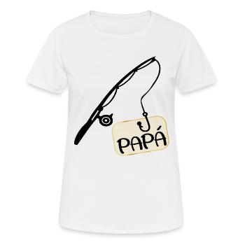 Spanish fisherman, Dad - Women's Breathable T-Shirt - white - Front - AI Model Female 172 dark (172cm)