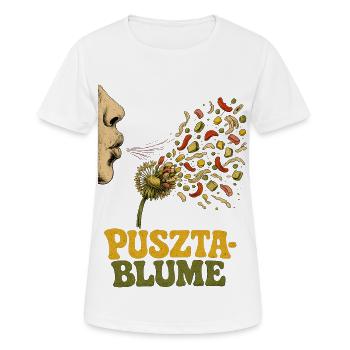 Pusztablume - Pusteblume - Frauen T-Shirt atmungsaktiv - Weiß - Vorne - AI Model Female 172 dark (172cm)